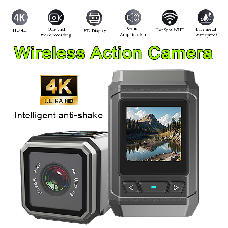 Garden Camera - Kamera sportowa HD 4K Bezprzewodowa Wi-Fi
