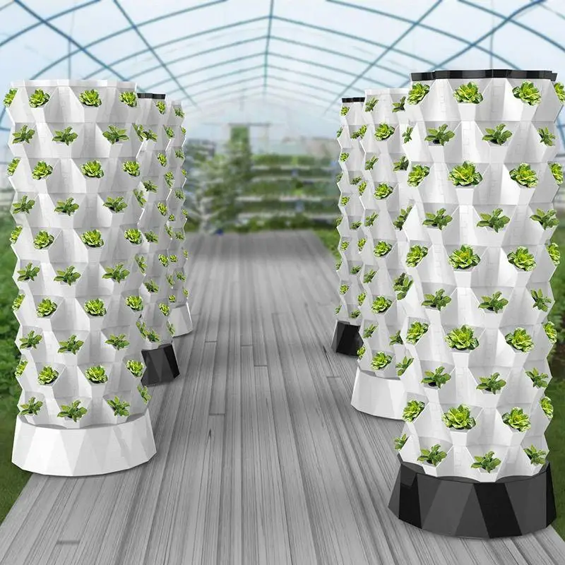 Hydroponic Tower - Pionowa wieża do uprawy hydroponicznej, doniczka