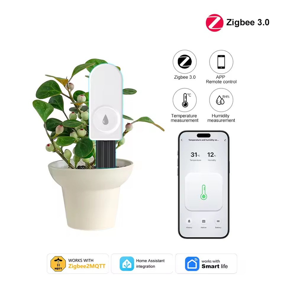 Plant Monitor - Inteligentny czujnik wilgotności gleby ZigBee z