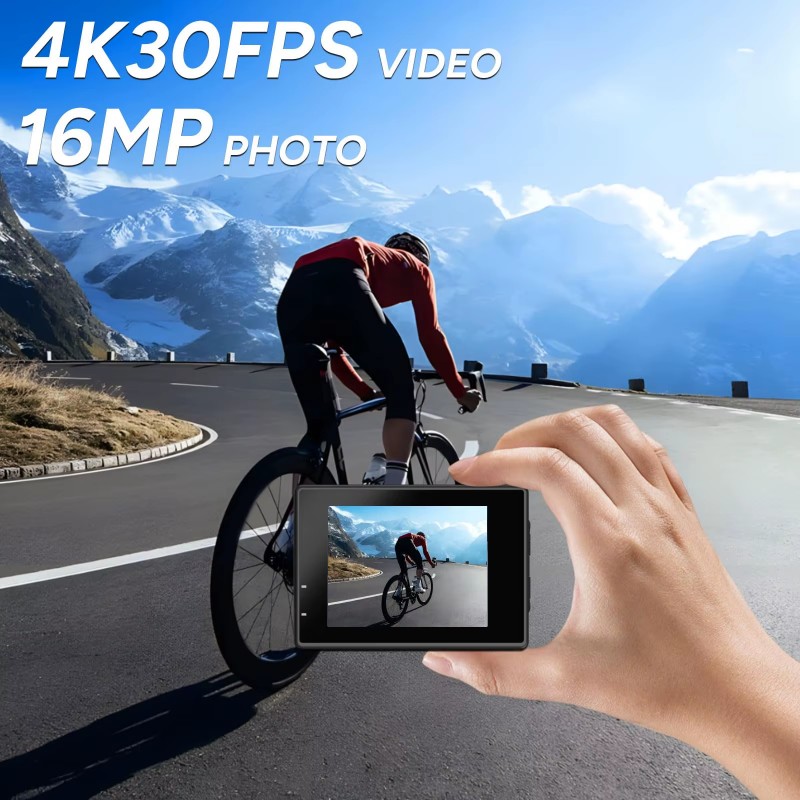 Kamera na kask Dual Screen-SJ4 – Garden Camera recenzja i cena
