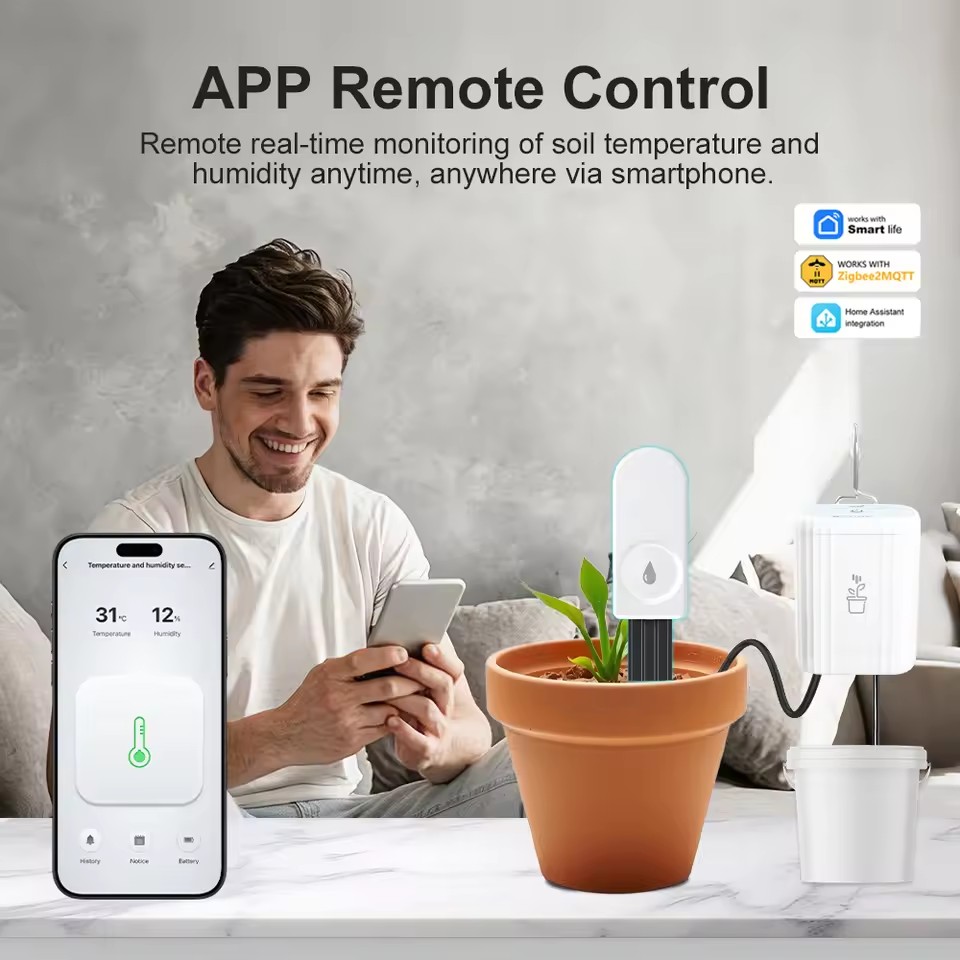 Inteligentny czujnik wilgotnoś – Plant Monitor recenzja i cena